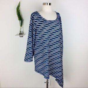 Cupio Woman Gorgeous Asymmetrical Slouchy Top XXX